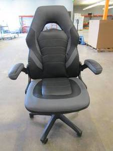 lot 479 image: RimiKing Black & Gray Gaming Chair
