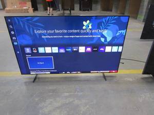 SAMSUNG 60-Inch Class QLED 4K UHD Q60B Series Dual LED Quantum HDR, Motion Xcelerator, Object Tracking Sound Lite, Ultra Slim Design,Smart TV with Alexa Built-In (QN60Q60BAFXZA, 2022 Model) RESERVE $450.00