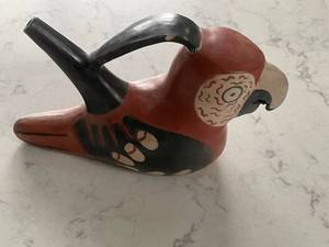lot 150 image: Clay Bird Sculpture