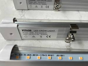 lot 33 image: 4 LED 4 Grow Lights  hanging cables
