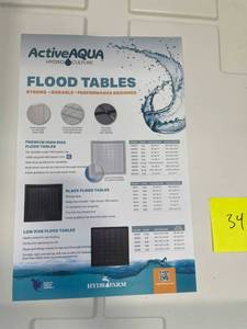 lot 34 image: New ActiveAqua Grow Bed Flood table
