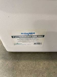 lot 35 image: New ActiveAqua Grow Bed Flood table
