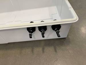 lot 36 image: Lot of 3 Used  ActiveAqua Grow Bed Flood table