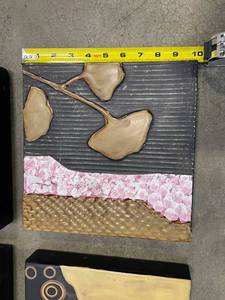 lot 56 image: Lot of 6 Ceramic Decorative Wall Art Pieces