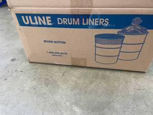 lot 104 image: Box of 55 Gallon Drum Liners