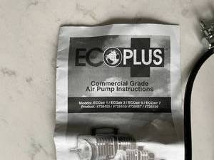 lot 126 image: Lot of 2 Ecoplus Commercial Grade Air Pumps