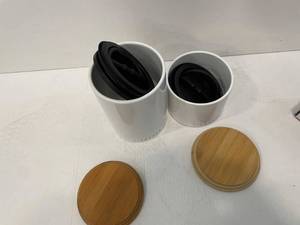 lot 130 image: Lot of 2 White Airscape Containers