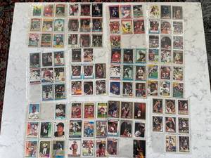 lot 22 image: Lot of Complete Baseball Card Sets, multiple  binders of Baseball, Basketball, and Football Cards