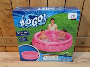 lot 78 image: Bestway H2O Go Space Ship Pool - Pink