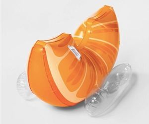 lot 96 image: Inflatable Ride On Giant Orange Slice Pool - Sun Squad
