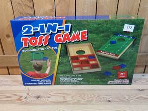 lot 172 image: 2-in-1 Toss Game - Cornhole & Tic-Tac-Toe