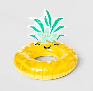 lot 156 image: Sun Squad Inflatable Pineapple Swim Tube