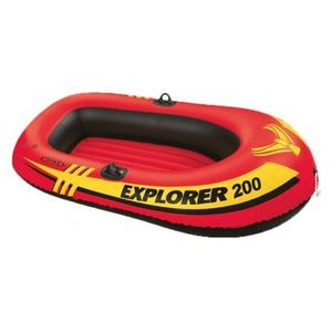 lot 142 image: INTEX Explorer 200 Inflatable Two Person Raft Boat