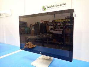 Apple&nbspThunderbolt Display A1267  24 screen with 1920 x 1200 resolution 60 Hz  few scratches on screen  includes power and display cables