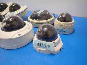 Lot of Misc Security Cameras  inspection suggested  multiple models and brands
