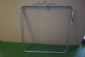 lot 7 image: Galvanized Steel Walk-In Gate For Fence -45x45