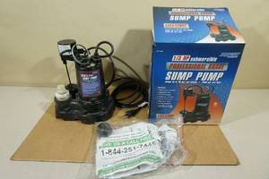 lot 14 image: Professional Grade Submersible Sump Pump