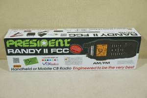 lot 17 image: President Randy II FCC Handheld or Mobile CB Radio