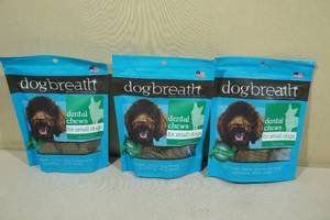 lot 88 image: 3 Packs Dog Breath Dental Chew Dog Treats