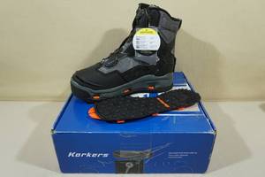 lot 143 image: Korkers Dark Horse Wading Boots -Mens Size 12