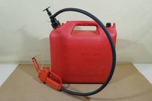 lot 173 image: 5 Gallon Gas Can with Pump