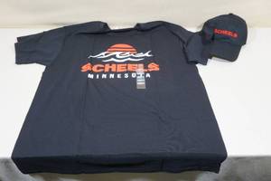 lot 179 image: X-Large Scheels T-Shirt and Hat