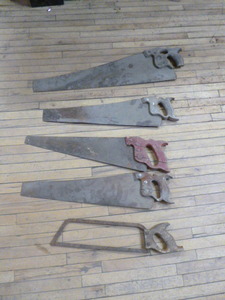 5 Vintage Hand Saws