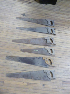 6 Vintage Hand Saws