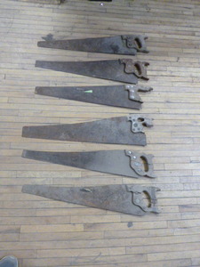 6 Vintage Hand Saws