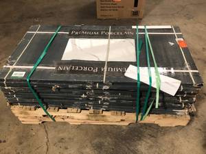 lot 15 image: Pallet of Ader Tegel White 24 in. x 48 in. Polished Porcelain Floor and Wall Tile (16 sq. ft.Case) by MSI (12 Boxes)  Customer Returns See Pictures