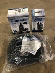 lot 30 image: 2 Lots of Superior Pump Sump Pump     Customer Returns See Pictures