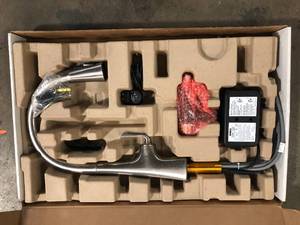 lot 37 image: Graze Single-Handle Pull-Down Sprayer Kitchen Faucet with Response Technology in Vibrant Stainless by KOHLER Customer Returns See Pictures