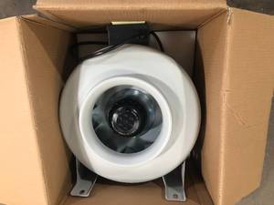 lot 42 image: 8 in. Inline Duct Fan by Duct Booster  Customer Returns See Pictures