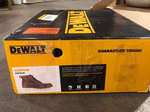 lot 46 image: Mens Canton 6 Work Boots - Steel Toe - Walnut Pitstop Size 11(M) by DEWALT  Customer Returns See Pictures