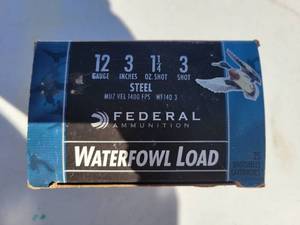 Federal 12gauge 3 3 shot