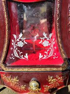 Decorative Mantel Clock Dancing Ballerina To Music