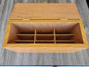 Oak, Wood Storage Box WLocking Clasp