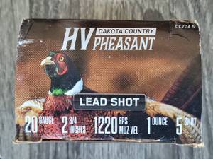 HV Dakota Country Pheasant Load 20 Gauge 2 34