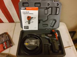 Ridgid video drain scope,micro ca 25 inspection camera, new