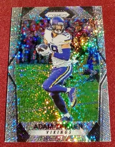 2017 Prizm White Sparkle Adam Thielen Card