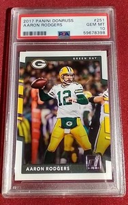 2017 Donruss Aaron Rodgers - PSA 10