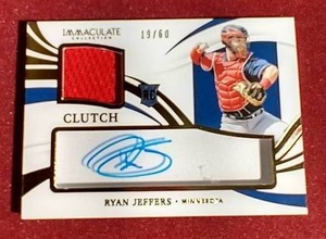 Ryan Jeffers Jersey Autograph Card - #d60
