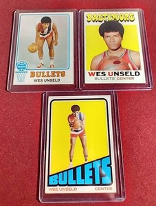 (3) Wes Unseld Cards