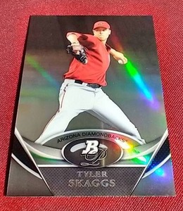 2011 Bowman Platinum Refractor Tyler Skaggs Prospect Card