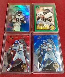 (4) Numbered Minnesota Vikings Cards