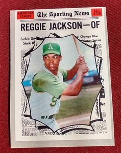1970 Topps Reggie Jackson All-Star Card - 2nd Year