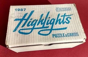 (12) 1987 Donruss Highlights Sets