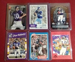 (6) Fran Tarkenton Insert Cards