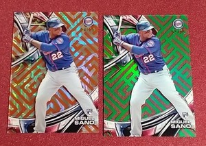 (2) 2016 Topps Hi Tek #d Miguel Sano Rookie Cards - #d25 & #d99