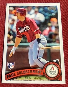 2011 Topps Paul Goldschmidt Rookie Card